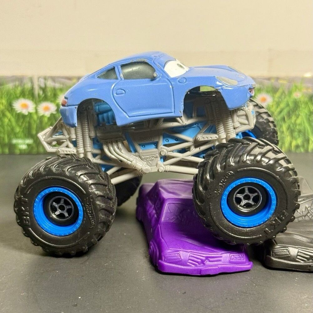 Disney Cars Mattel Custom Sally Carrera Monster Jam Truck Read Description